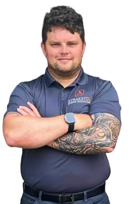 Matthew Alexander, owner of Straight A Exterior Renovations